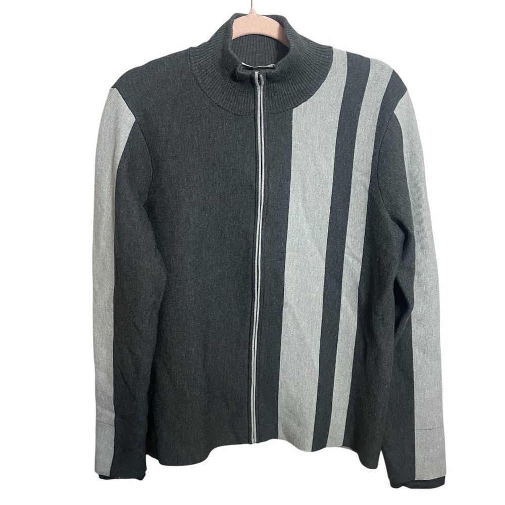 Athleta wool blend zip sweater jacket size XL